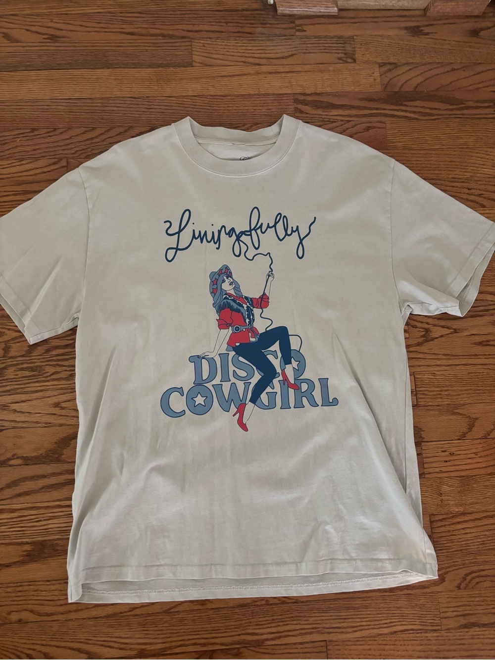 Disco Cowgirl x Living Fully Co Graphic Tee